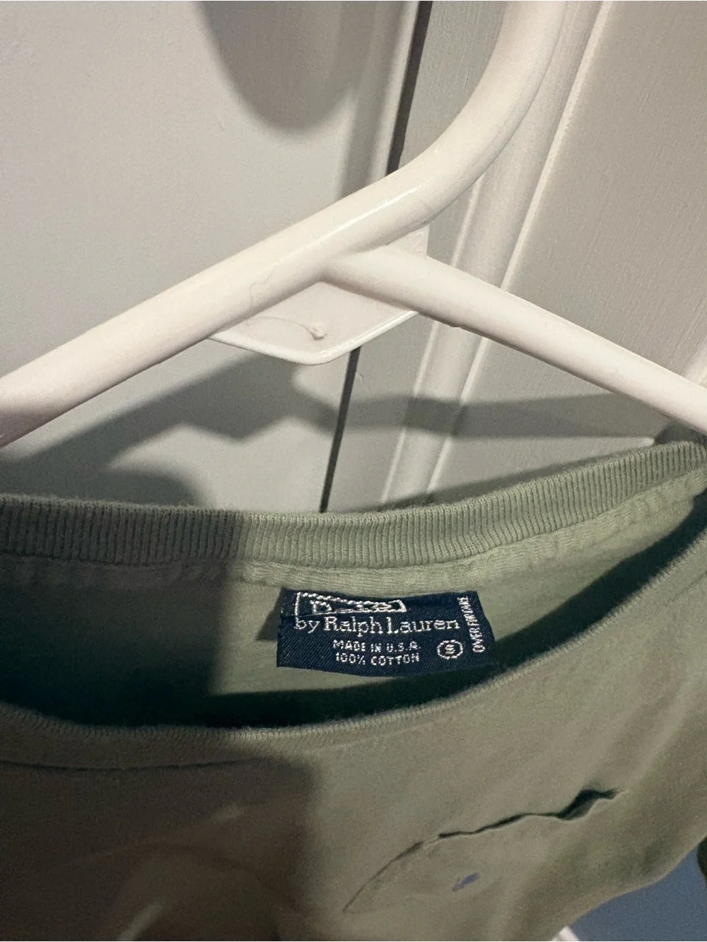 Ralph Lauren Sage Green Short-Sleeve Pocket Tee
